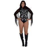 Glamorous Cowgirl Plus Size Bodysuit - Halloween Special
